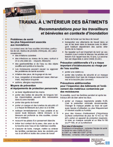 inondation intérieur batiment