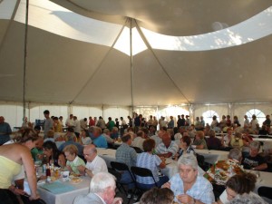 Plus de 350 personnes au souper
